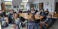 Wizyta studyjna z Sieradza i studenci Uniwersytetu Ekonomicznego z Poznania, w Barce