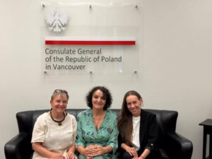 Barbara Sadowska z wizytą w Barce Kanada (Vancouver, lipiec 2025)